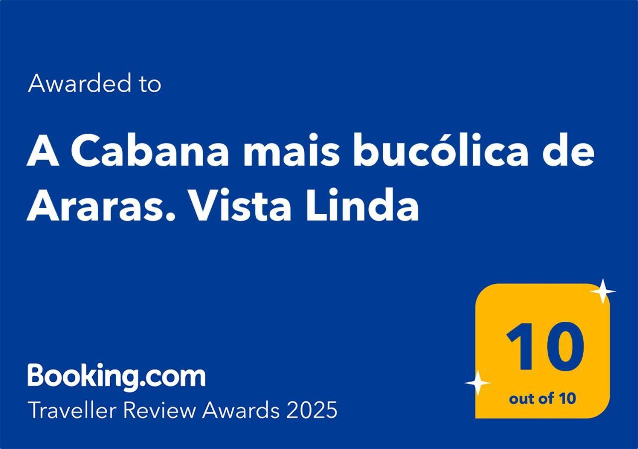 O Chale Mais Bucolico De Araras. Vista Linda Экстерьер фото